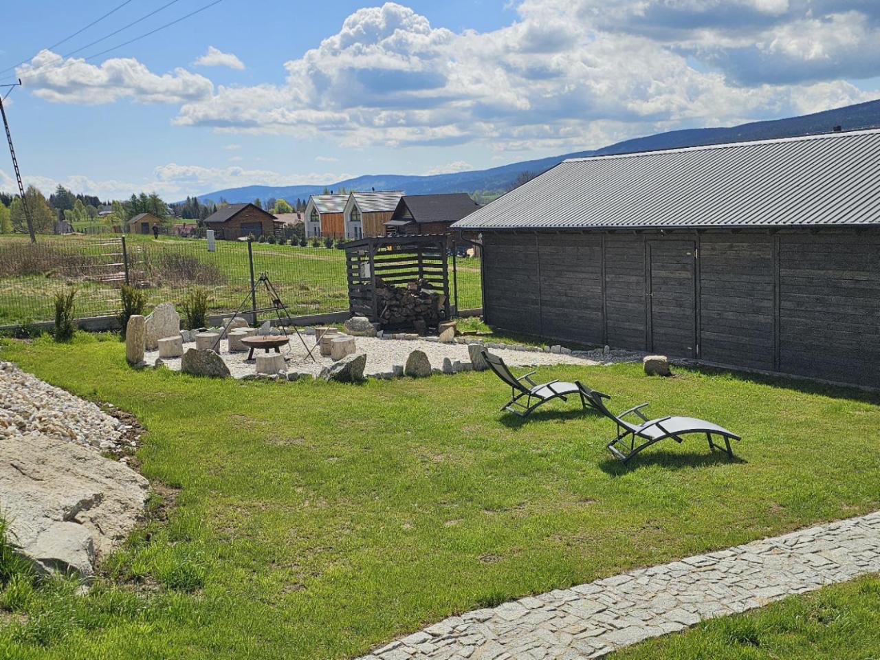 All Season Klimatyzowany Dom Przy Szlaku Z Prywatnym Tarasem I Widokiem Na Gory Orlickie - Sudety Sauna&Jacuzzi, Skalne Miasto Лясувка Екстер'єр фото